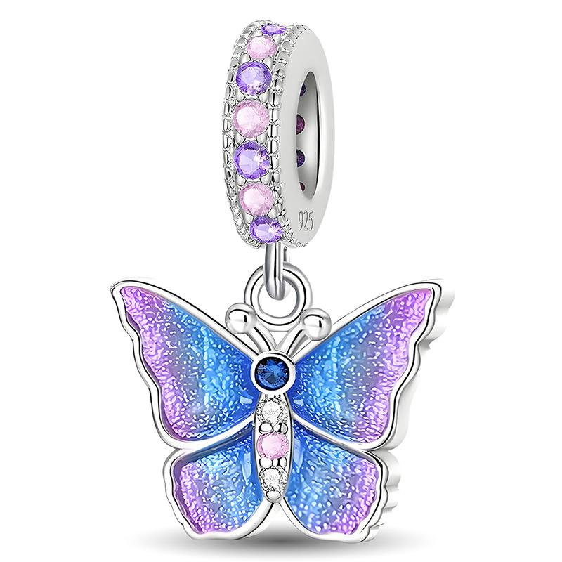 Copper Owl Panda Elephant Dog Butterfly Cute Charms Beads Fit Original Pan Bracelet Bangle High Quality Diy Jewelry