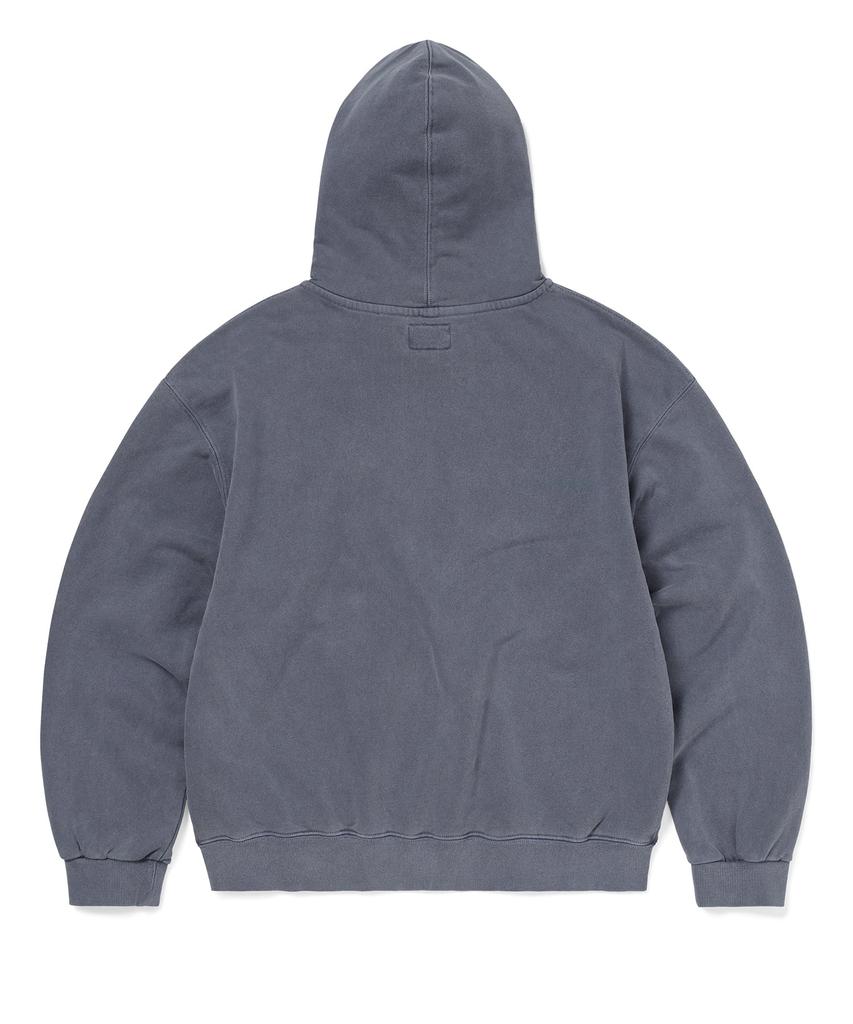 Thisisneverthat Bluza z kapturem na zamek z podszewką waflową Ciepły niebieski