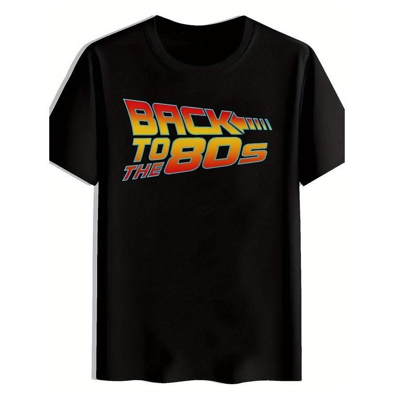 Retro Back To The Future Style Unisexs Tshirt Summer New Casual Fashion Unisex Y2K Tshirt