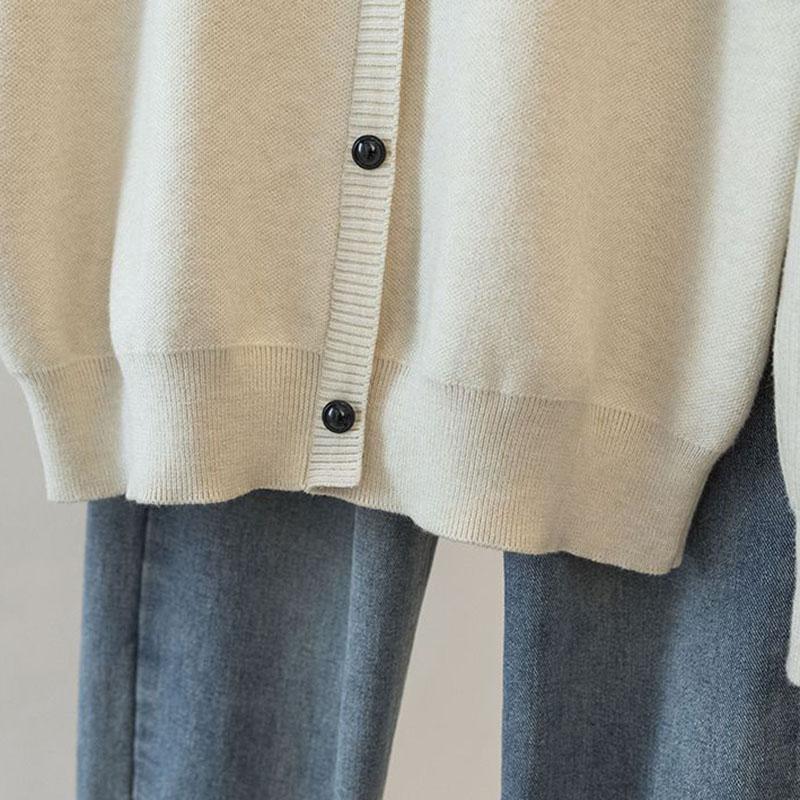 Sweaters Coat Cardigan for Women Winter Oversize Fleece Thickened Loose Long Sleeve Knit Sweaters Coat