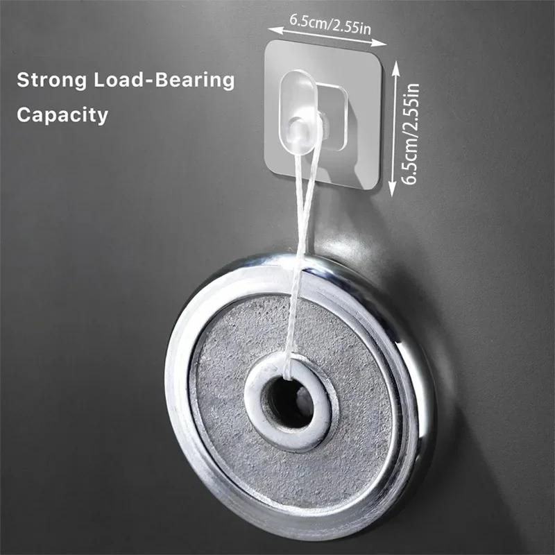 Transparent Self Adhesive Wall Hooks Hangers Key Holder Towel Holder Bathroom Organizer Rack Kitchen Strong Adhesive Wall Hooks