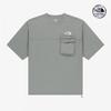 The North Face Ila PockeT ShorT Sleeve Round T lighT Gray