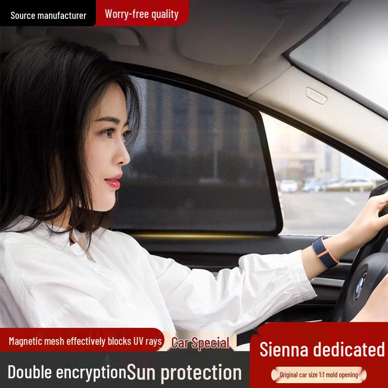 Toyota Sienna Magnetic Sunshade: UV Protection & Heat Insulation for Car Side Windows