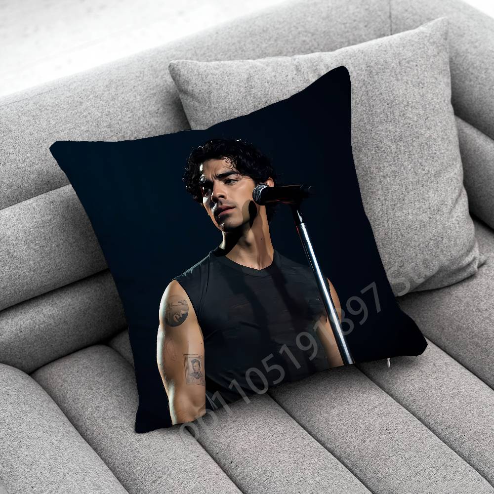Federa Cuscino Decorativo Attore J-Joe Jonas Per 50Cm 40Cm 55Cm 45*45Cm 30Cm Quadrato Federa Copricuscino per Camera da Letto