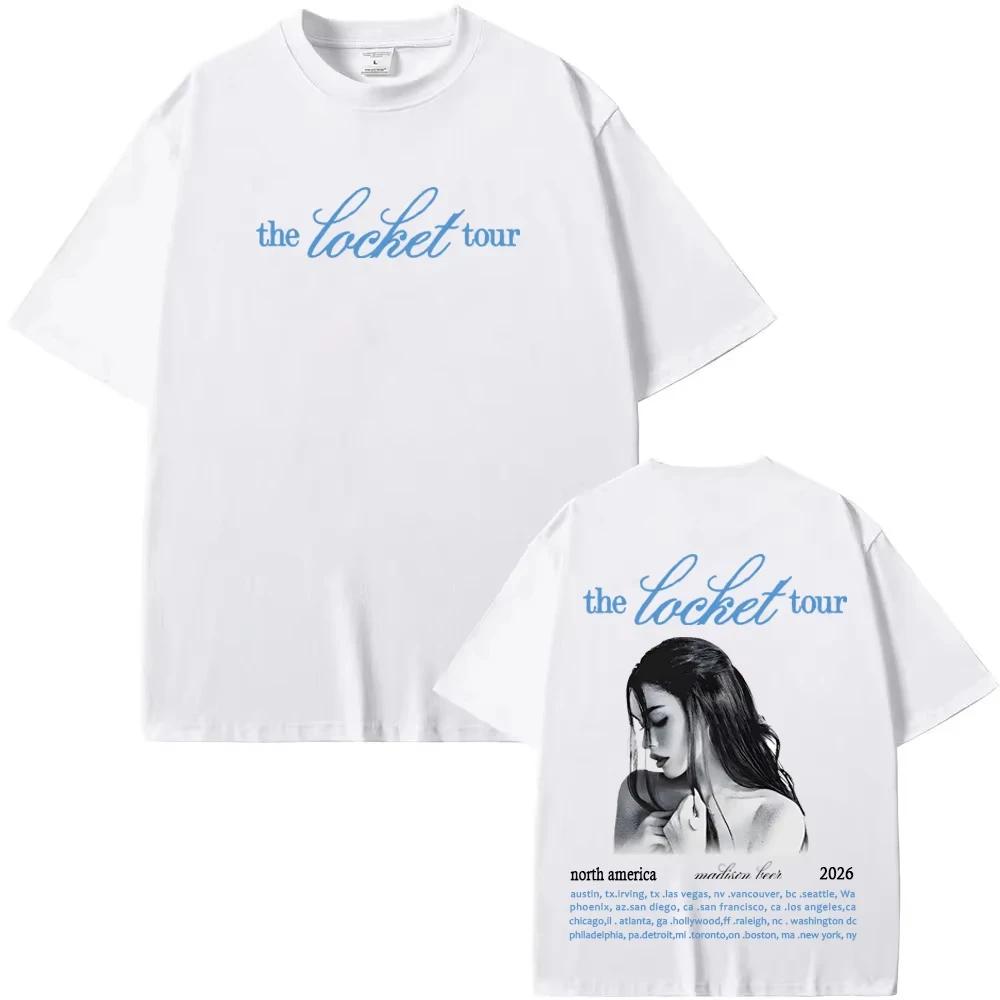 Madison Beer Locket Tour 2026 Shirt North American Tour Dates ONLY Madison Beer Concert Merch Cotton High Quality Tshirt
