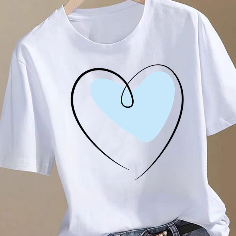 (Asian Size) Butterfly Cute 90s  Clothing T Shirt Women Fashion Tee Top Woman Female Short Sleeve Graphic Print T-shirts