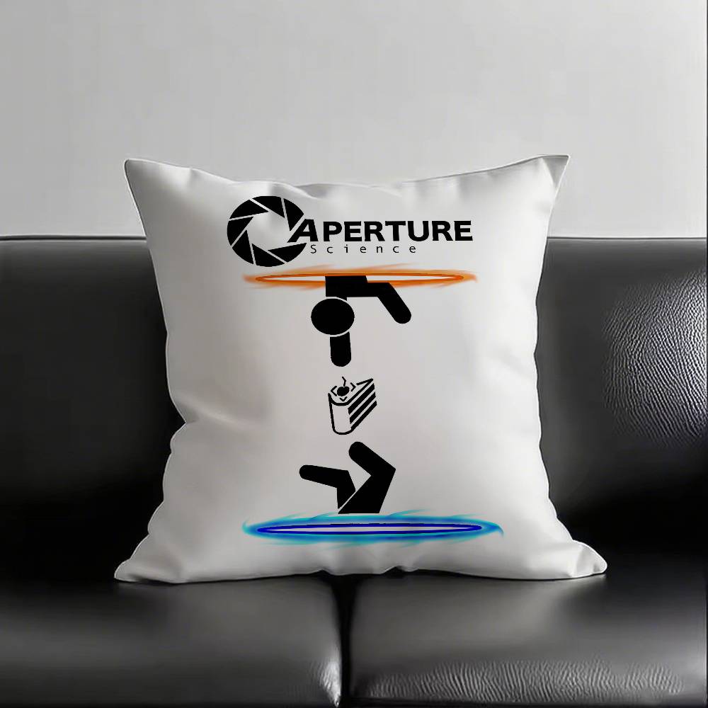 1pc Portal 2 Game Pillow Case Fashion Square Pillowcase Bedroom Sofa Room Ins Decoration Leisure