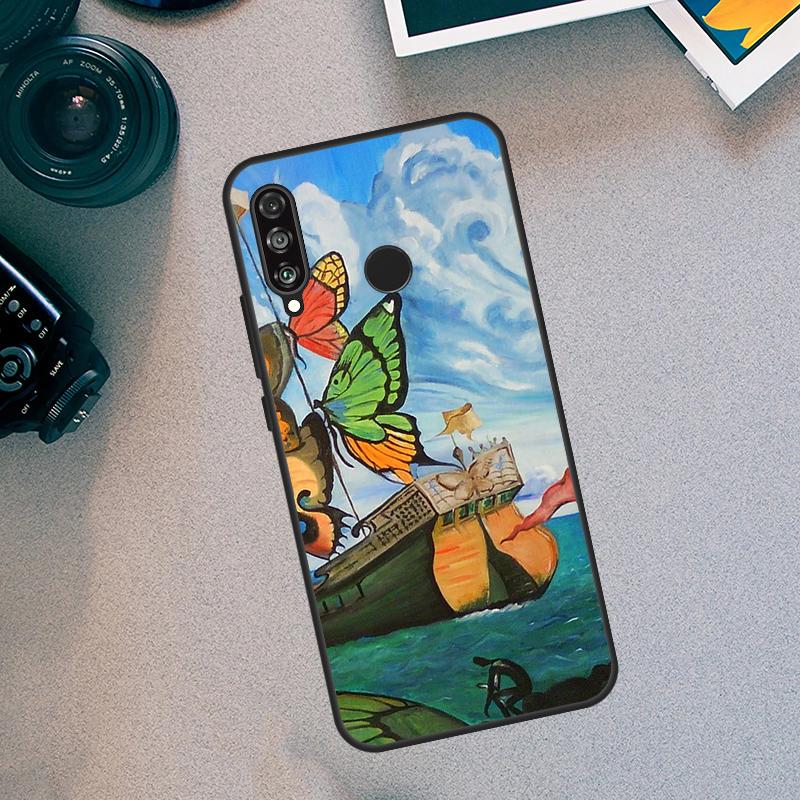 Salvador Dali Art For Huawei Nova 9 10 SE 8i 12i 11i 12s Y73 Y72 Y61 Y91 Y90 Y70 Y60 P30 P40 Lite P60 Pro Case