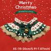 Christmas Cat Dog Drool Bib Lace Saliva Towel Adjustable Pet Costume Accessories