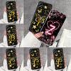 Para Capas de Celular Redmi Note 12 11 11T Pro Plus 12S 12 Turbo 11S 11SE 5 Plus 5A Pro Letras Estreladas Silicone Transparente Macio Coberturas Traseiras Leves Concha