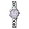SWFA209 Solar Powered Women's Watch 10 ATM Water Resistant Stainless Steel Baby Pink Dial