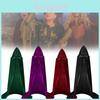 Hocus Pocus 2 Witch Cloak Cosplay Costume For Kids And Adults With Velvet Material