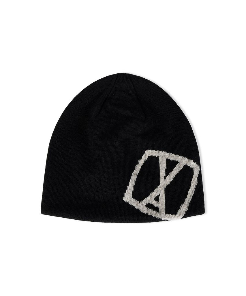 Bajal Va Square Jacquard Beanie Black