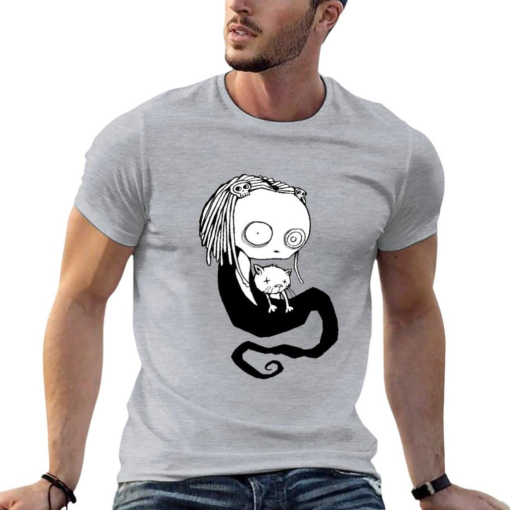 New Lenore Black and White T-Shirt Summer Clothes Summer Tops Animal Print Shirt for Boys Tees Mens Funny T Shirts