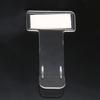 Transparent Voiture Véhicule Ticket de Parking Reçu Permis Porte-Carte Clip Autocollant Pare-brise Plastique Universel Accessoires de Voiture