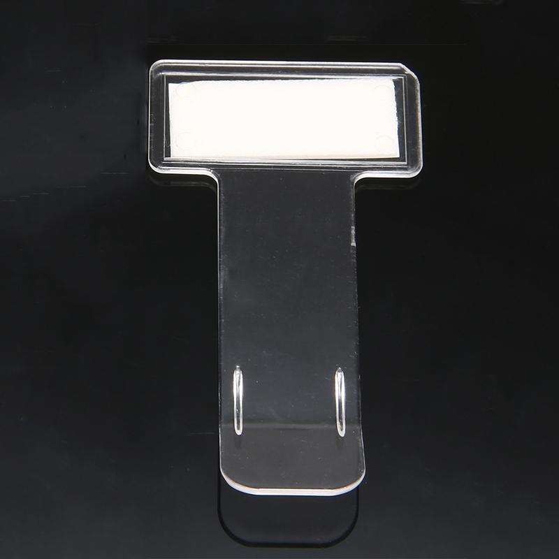 Transparent Voiture Véhicule Ticket de Parking Reçu Permis Porte-Carte Clip Autocollant Pare-brise Plastique Universel Accessoires de Voiture