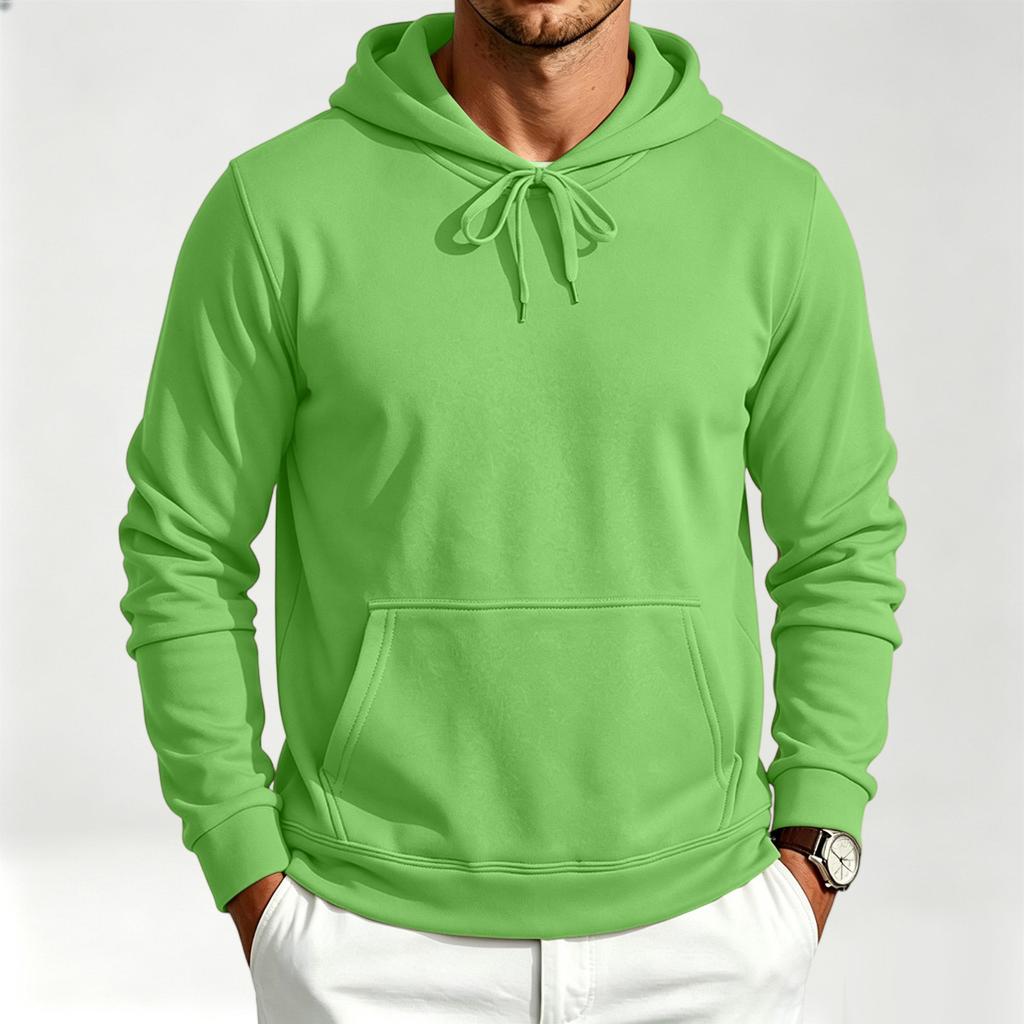 Men's Hoodie Long Sleeve Casual Pullover Sweatshirt for Everyday Wear