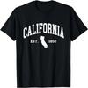 California - Est. 1850 - Distressed _ Worn Design - Classic T-Shirt