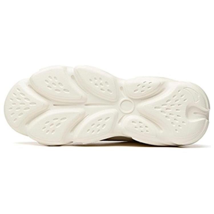 Anta Katt tass dämpning Halkfri Låg topp Klumpiga Sneakers Dam Vit Blå 922048894-3