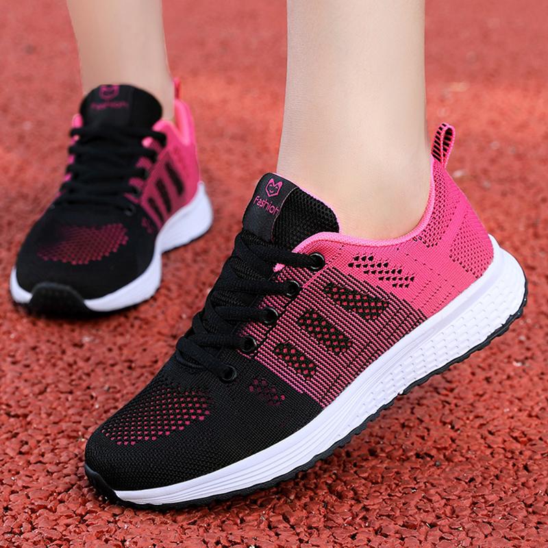 Spring / Autumn Women's Flying Women's Shoes Running Shoes Summer Breathable Casual Sports Women's Shoes