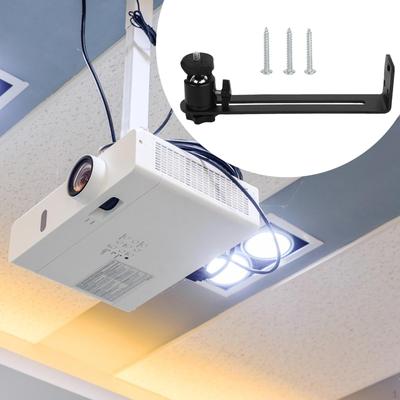 Projector Wall Mount Degree Rotation Heavy Duty Adjustable Easy Installation 1/4 Inch Thread