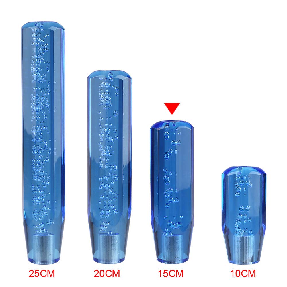 ADPOW General Purpose Crystal Shift Knob Bubble Octagonal 150mm, Refreshing