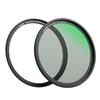 SmallRig 67mm Magnetic Circular Polarizing Filter with Filter HD Optical Waterproof and Part Number 4582 Screw-On Ring, Glass, 28-Layer Multi-Nano