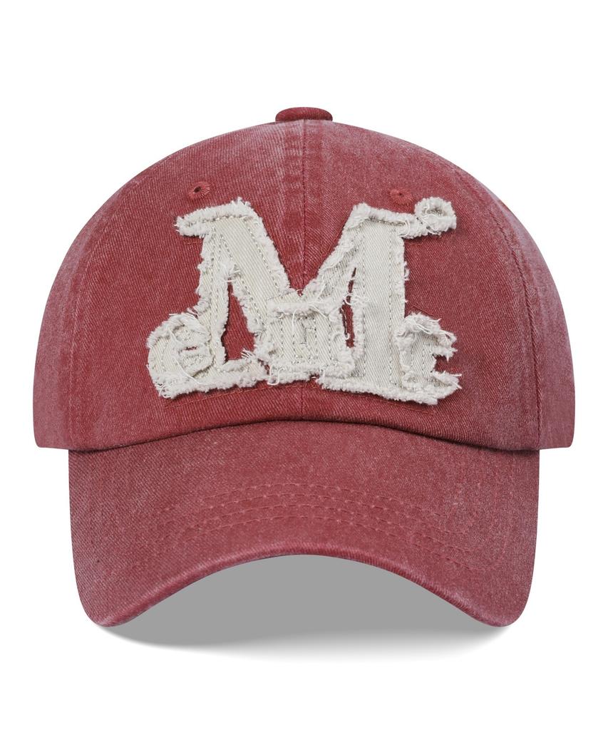 MUCENT Vintage Washed Applique Ball Cap (12 Colors)