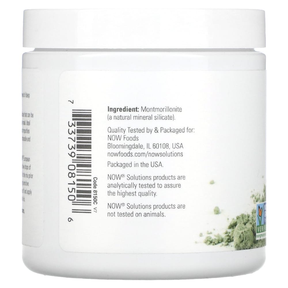 Now Foods Solutions European Clay Powder 170g (6oz)