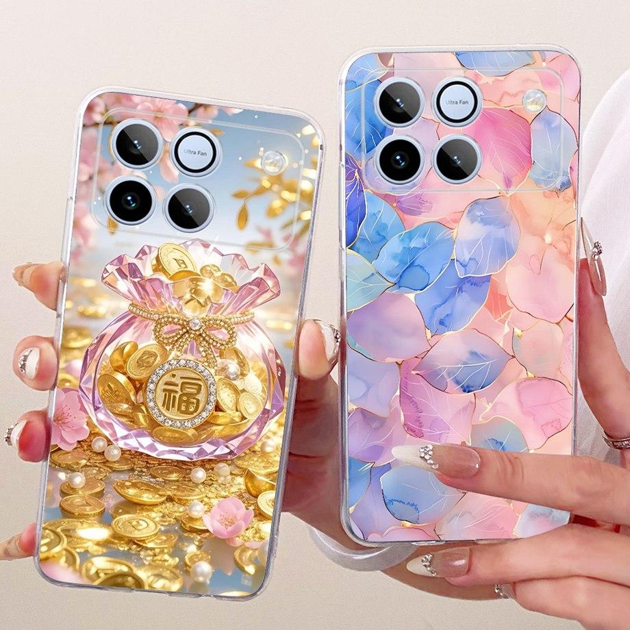 For Honor Win 5G Phone Case Soft Clear Silicone Back Cover Butterfly Dragon Cat Floral Cartoon Painting Bumper HonorWin Fundas