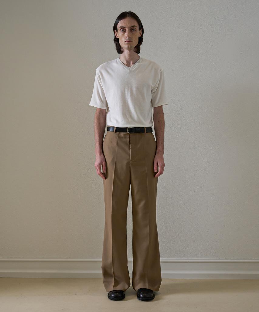 TRIP LE SENS Custom Mid Flare Slacks_Beige (B Type)