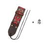 Embroidery Pattern Guitar Straps Length Adjustable Belt Acoustic Guitar Bass Musical Instrument