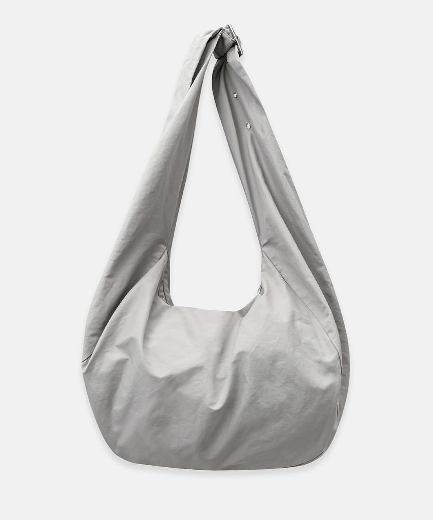 Nache Folded Pouch Shoulder Bag (Unisex) Light Gray