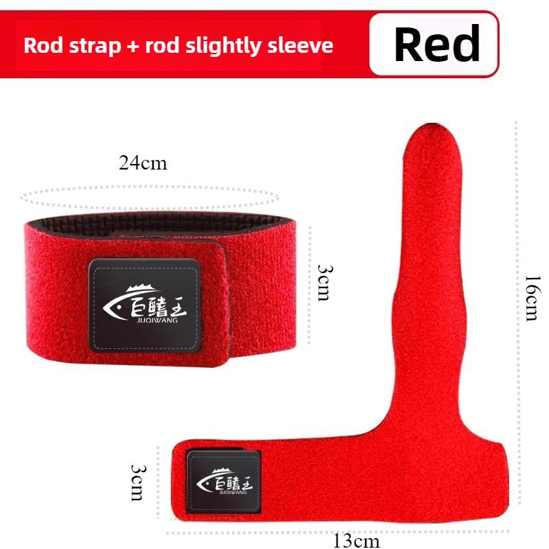 Reusable Fishing Rod Strap Protective Rod Tip Cover Lure Fishing Rod Fixing Strap for Angling Fishing Tackle Accessories
