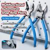 Car Clip PliersMultifunctional Diagonal Pliers Staple Screwdriver Removal Tool Car Rivet Tightening Pliers Wire Stripping Plier