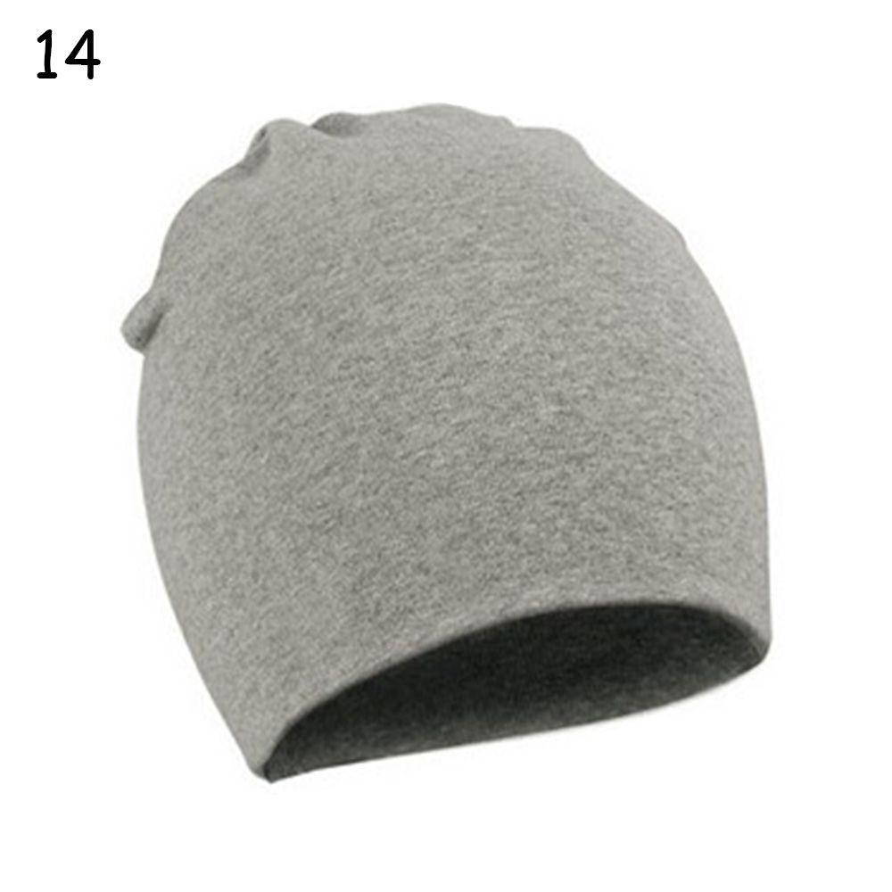 Girl Cotton Outdoor Ski Woollen Baby Head Cover Knitted Caps Winter Warm Beanies Kids Slouchy Hat