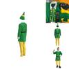 Halloween Elfen Cosplay Kostüm Outfits für Männer Perfekt für Weihnachten und Themenpartys