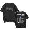 T-shirt du groupe Chase Atlantic Tour 2025, en coton, à manches courtes, imprimé graphique, pour homme et femme