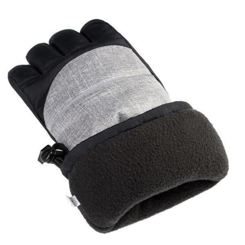 Winter Heated Gloves Battery Powered Thermal Motorcycle Heating Gloves Waterproof Touch Screen Hand Warmer Cycling Skiing Outdoor