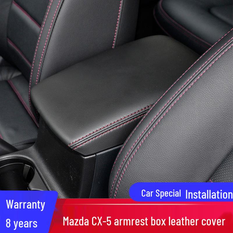 כיסוי עור למשענת יד מאזדה CX-5 (2012-2020)