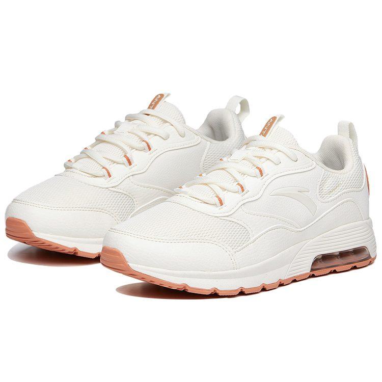 Anta Variety Training Collection Mesh Abrasion Resistant Breathable Low Top Training Shoes Women's Ecru 122047775-1