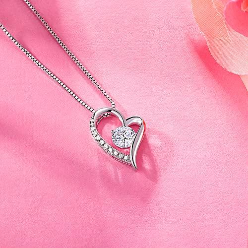 Takeda Juwelen Open Hart Ketting, 0,5 karaat, S925, 45 cm, Venetiaanse Ketting, Verstelbare Band, Nikkelvrij, Hypoallergeen, Sieradendoosje, Garantiekaart (Juli