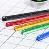 Smoothly Triangular Scale Ruler Multi-function Metal Ruler Measuring Ruler  Drawing Tools