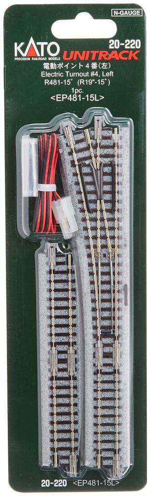 KATO Punkt elektryczny N Gauge nr. 4 Lewy 20-220 Kolej Model Supplies