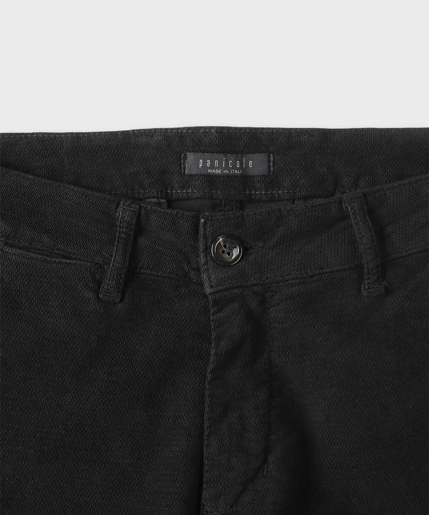 PANICALE Triple A Slim Fit Black Pants