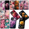 Red Rose Flower Gift Phone Case for Xiaomi Redmi Note 12 11 10 A3 Pro 10A 10C 12C Note12 5G Cover Casing