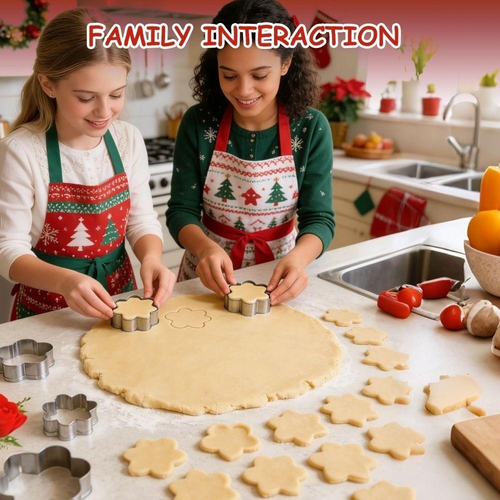 5Pcs Stainless Steel Pentagram Biscuit Cutters Heart Shaped Pastry Cutters  Pastry Making