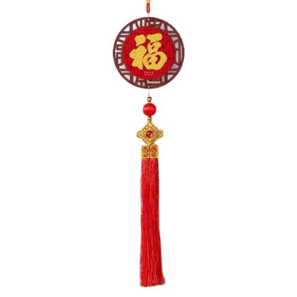 Chinese Style 2026 New Years Decoration Red Traditional Spring Festival Door Decoration Blessing Good Luck