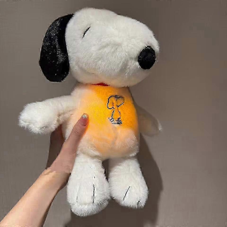 Neue Modi Beruhigender Snoopy Hund Plüschtier mit Musik und Licht für Babys - Perfekter Schlafbegleiter & Bestes Weihnachtsgeschenk