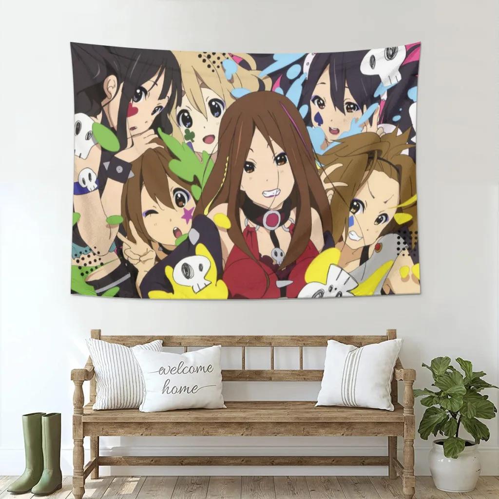 Décoration de Chambre Esthétique Décoratif Dessin Animé Tissu de Fond Photo Table Anime Tapisserie Murale Japon Kawaii Nouveau KON